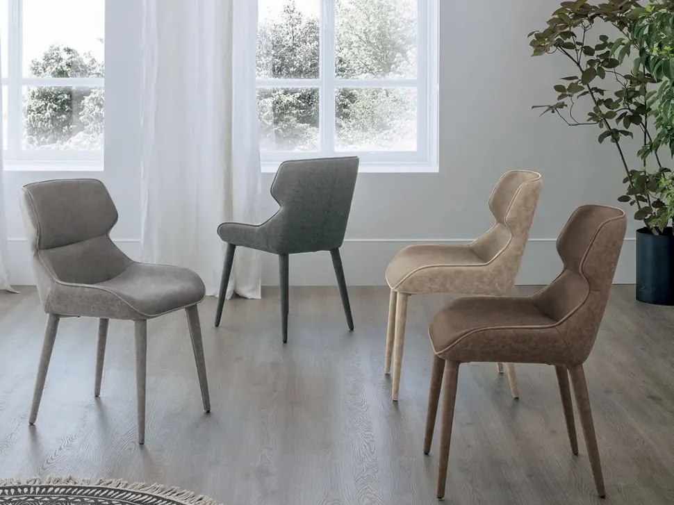 Sedia in ecopelle modello Detroit di Target point