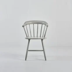 Sedia in legno con braccioli Dacia grey  in Offerta Outlet