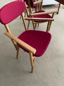 Sedia in legno con braccioli Legno in Offerta Outlet