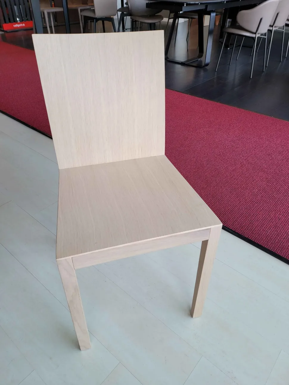 Sedia in legno senza braccioli Blondie in Offerta Outlet