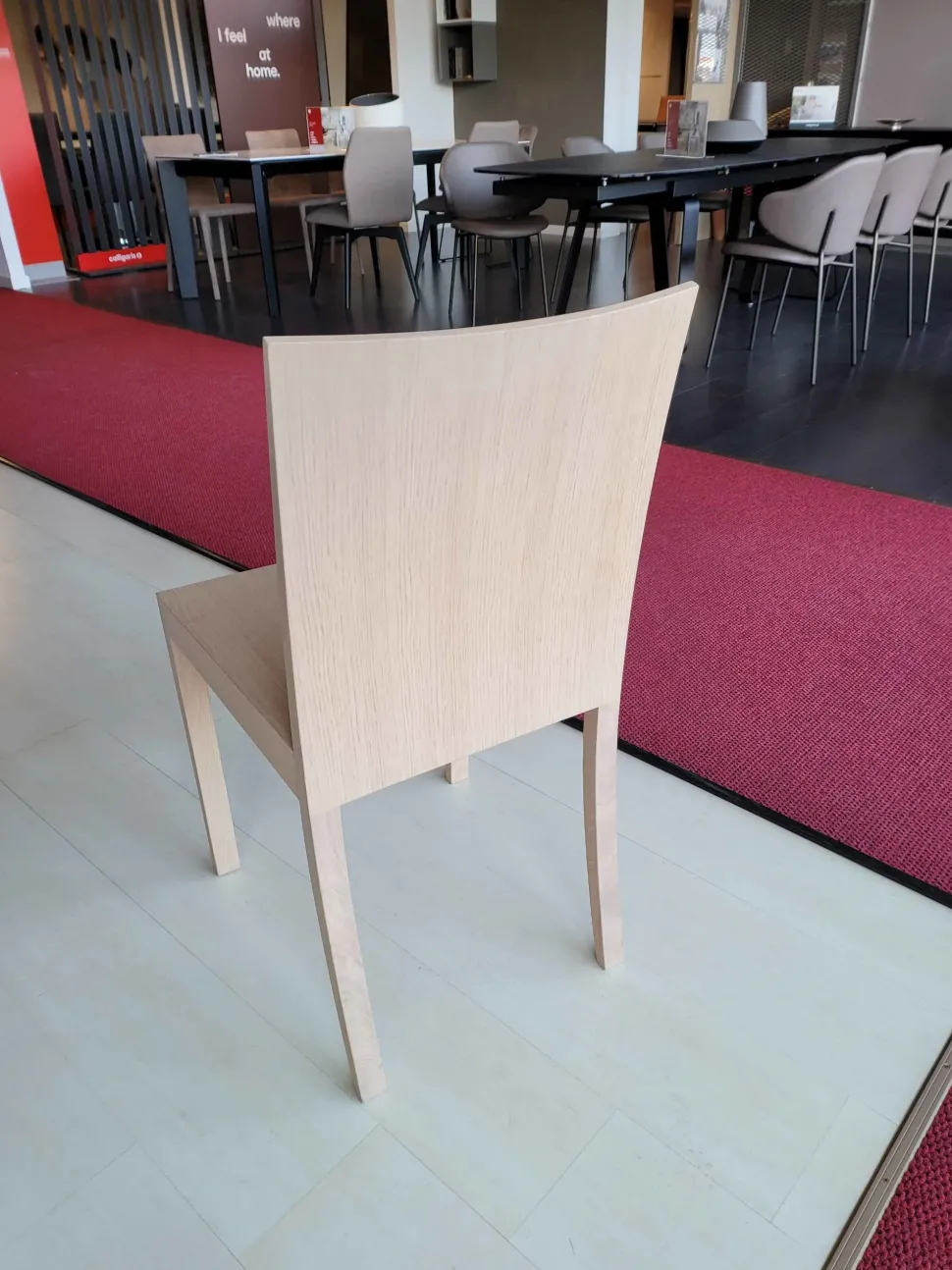 Sedia in legno senza braccioli Blondie in Offerta Outlet