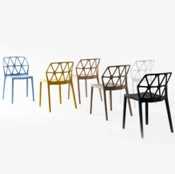 Sedia in plastica modello Alchemia di Connubia