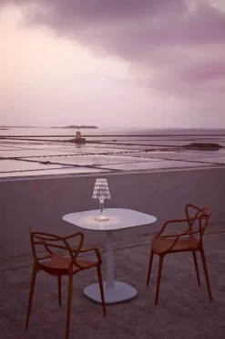 Sedia in plastica modello Masters di Kartell