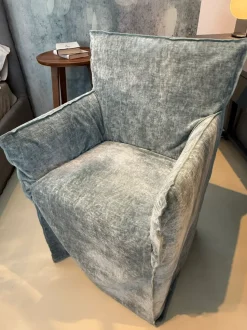 Sedia in tessuto con braccioli Gervasoni sedia con braccioli ghost 25 in Offerta Outlet