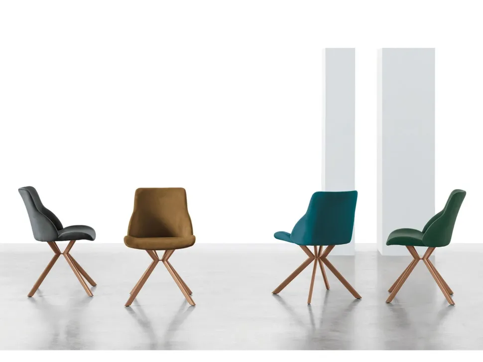 Sedia in tessuto modello Brasilia * di Target point