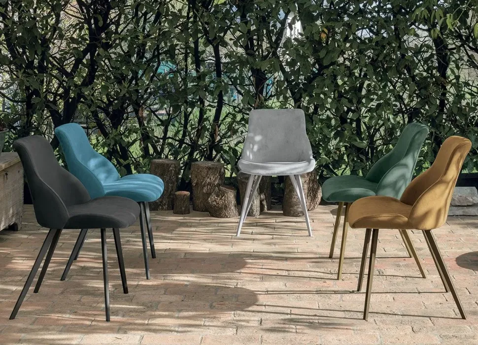 Sedia in tessuto modello Brasilia * di Target point