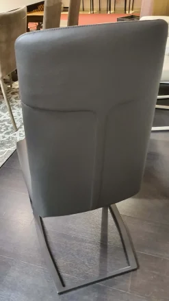 Sedia Jazz moka di Ozzio in OFFERTA OUTLET -82%