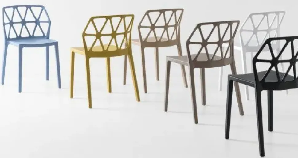 Sedia modello Alchemia senza braccioli di Connubia