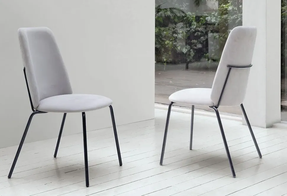 Sedia modello Easy con schienale alto di Target point