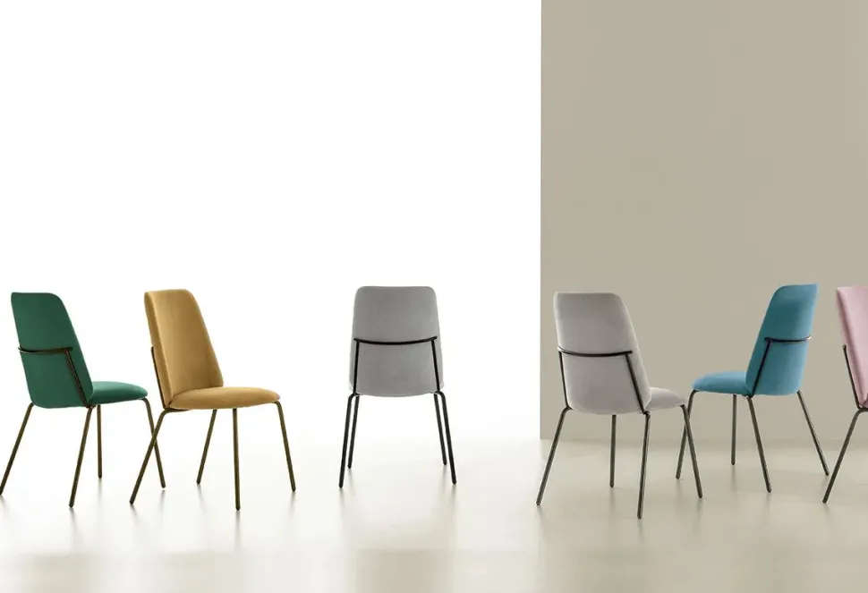 Sedia modello Easy con schienale alto di Target point