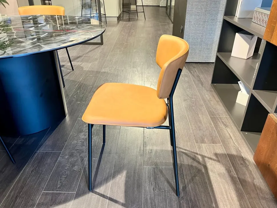 Sedia modello Fifties fissa di Calligaris