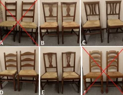 Sedia modello Sedie miste  da cucina di Artigianale -57%