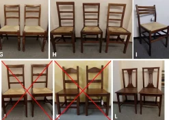 Sedia modello Sedie miste  da cucina di Artigianale -57%