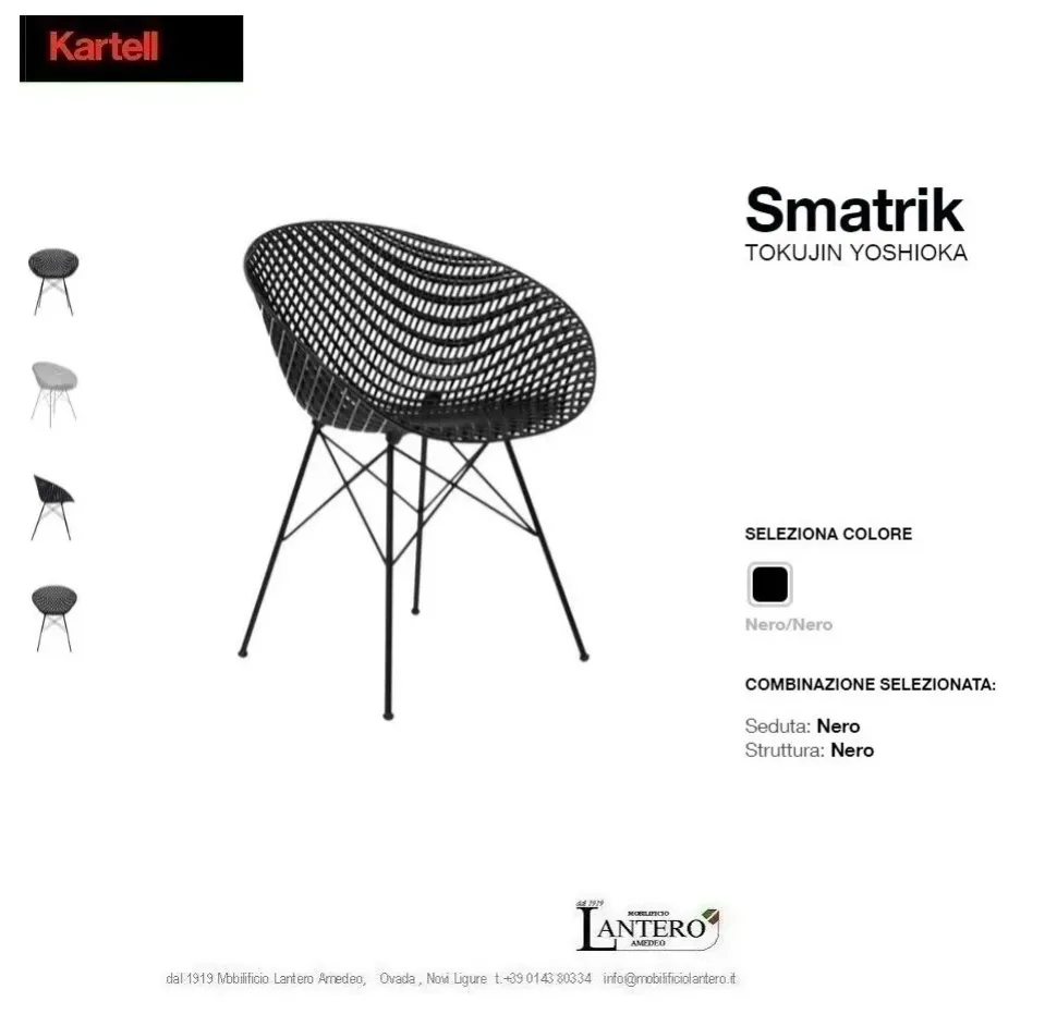Sedia modello Smatrik kartell a marchio Kartell scontata del 31%