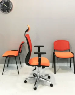 Sedia operativa in altro Operativa ergonomica qtre + 2 sedie attesa  a marchio Collezione esclusiva in offerta