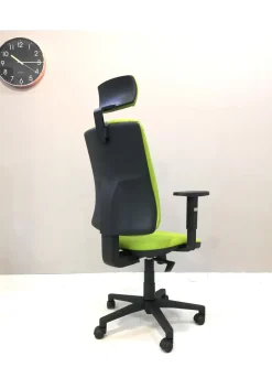 Sedia operativa Mask schienale alto + 2 sedie attesa  in ecopelle Collezione esclusiva a prezzo Outlet