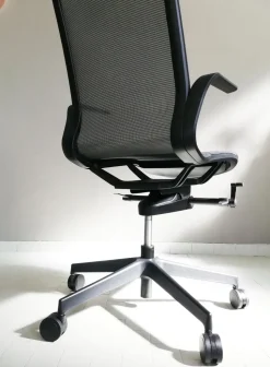 Sedia operativa modello Direzionale trama + 2 sedie slitta Las mobili in OFFERTA OUTLET