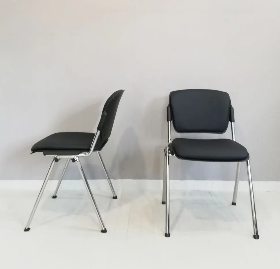 Sedia operativa modello Direzionale sky + 2 sedie attesa in ecopelle ad un prezzo esclusivo