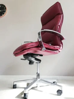 Sedia operativa modello Tris sedie: formen direzionale + 2 sedie visitatore sistema slitta Las mobili in OFFERTA OUTLET