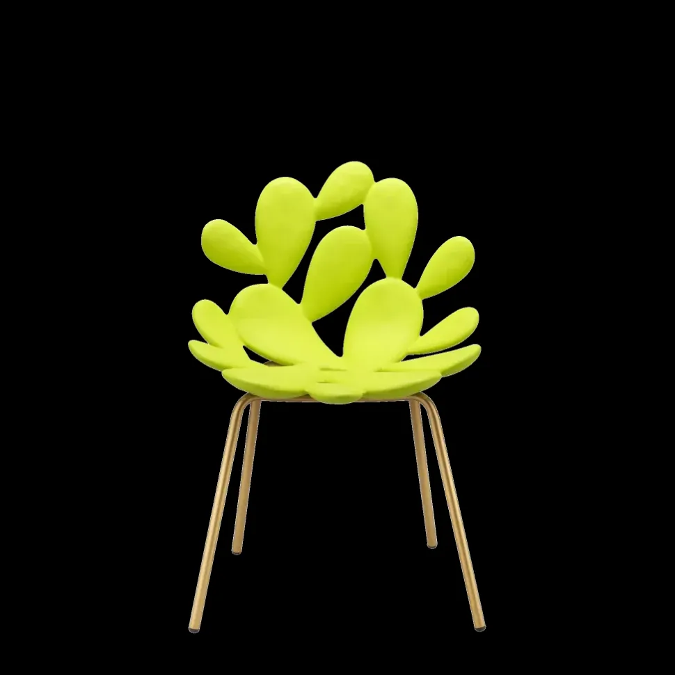 Sedia per l'esterno sedia filicudi ottone e giallo – set 2 pezzi a marchio Qeeboo in offerta