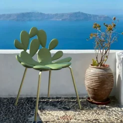 Sedia per l'esterno  sedia filicudi ottone e giallo – set 2 pezzi a marchio Qeeboo in offerta