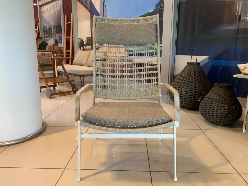 Sedia per l'esterno Solaria a marchio Poltrona frau in offerta