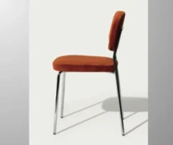 Sedia Sedia in metallo con seduta e schienale imbottiti  da cucina realizzata in metallo scontata del 40%