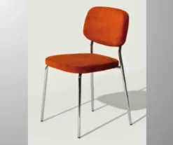 Sedia Sedia in metallo con seduta e schienale imbottiti  da cucina realizzata in metallo scontata del 40%