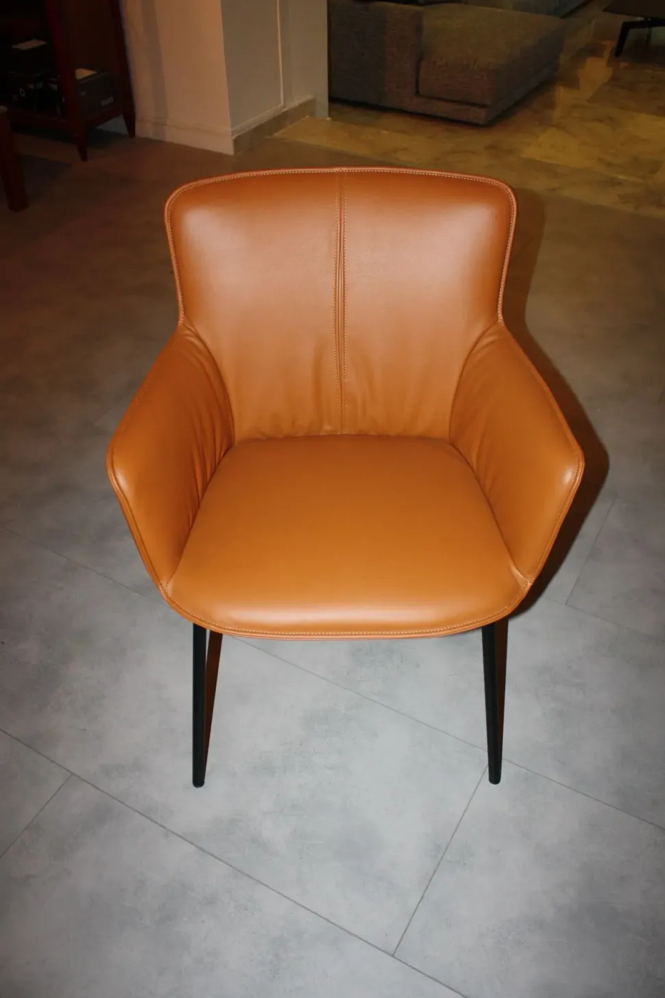 Sedia senza braccioli 655 Rolf benz a prezzo Outlet