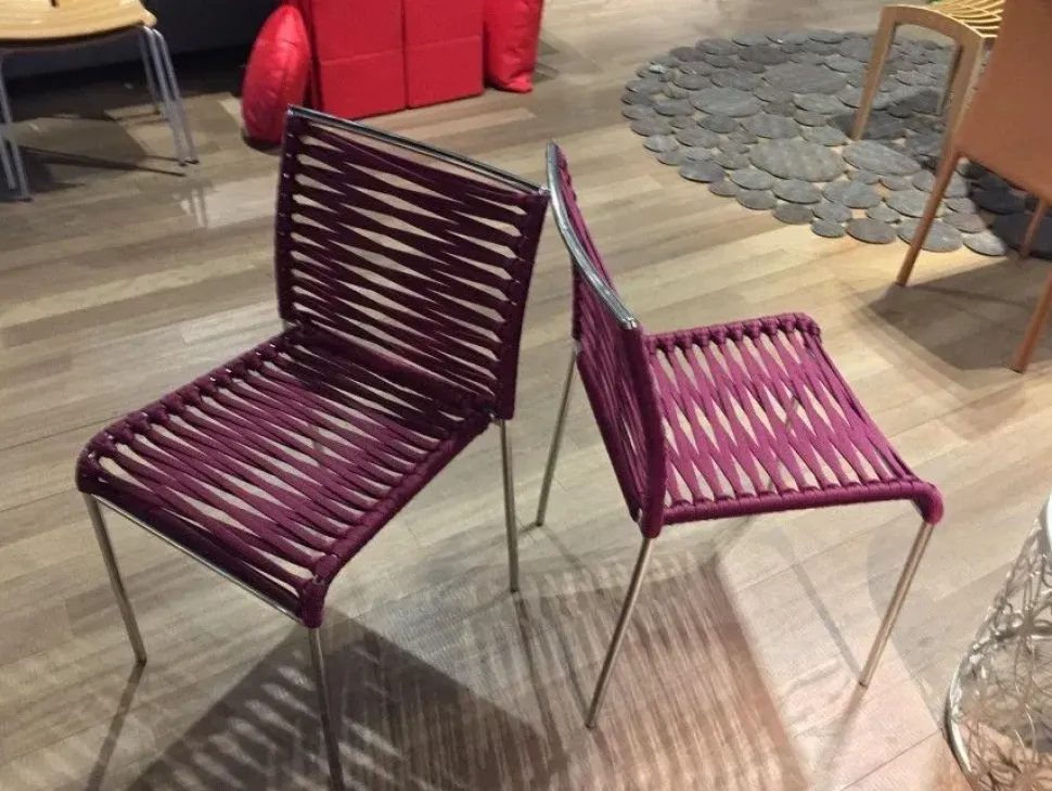 Sedia senza braccioli Aria Artigianale a prezzo ribassato