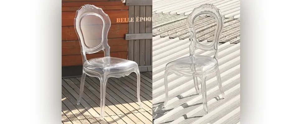 Sedia senza braccioli Belle epoque di Artigianale in Offerta Outlet