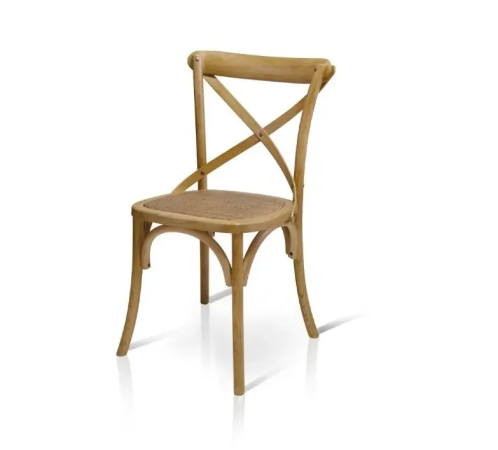 Sedia senza braccioli Country di Artigianale a prezzo Outlet