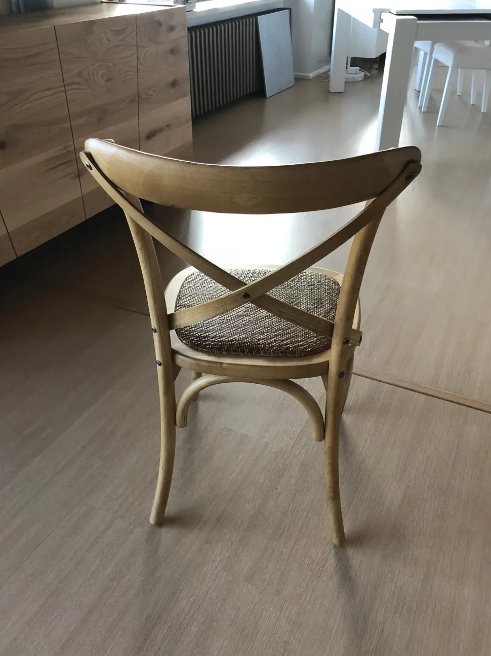 Sedia senza braccioli Country di Artigianale a prezzo Outlet