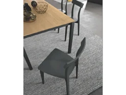 Sedia senza braccioli Grace di Fgf mobili in Offerta Outlet