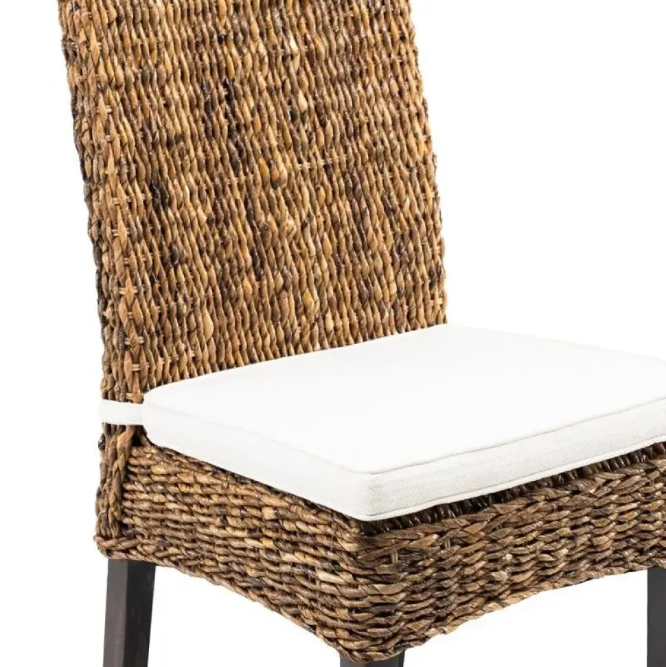 Sedia senza braccioli Kenya banano naturale di Outlet etnico in Offerta Outlet