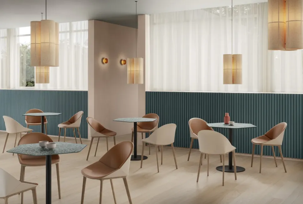 Sedia senza braccioli Kross di Kastel in Offerta Outlet