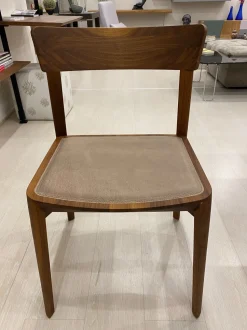 Sedia senza braccioli Mia leather Riva 1920 a prezzo scontato