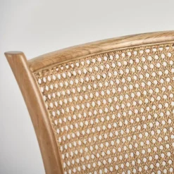 Sedia senza braccioli Ottavia di Dialma brown a prezzo Outlet