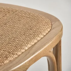 Sedia senza braccioli Ottavia di Dialma brown a prezzo Outlet