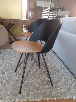 Sedia senza braccioli Polo di Bontempi a prezzo scontato