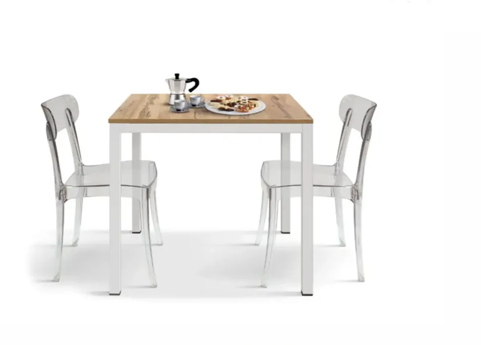 Sedia senza braccioli Sedia trasparente di Md work a prezzo Outlet