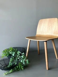 Sedia senza braccioli Varya wood di Inclass a prezzo ribassato