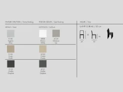 Sedia senza braccioli Zara Target point a prezzo Outlet