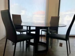 Sedia Tai - eco pelle antracite  Bontempi a prezzo scontato