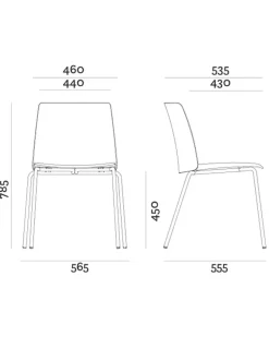 Sedia Virgo Mobilia web con un ribasso vantaggioso
