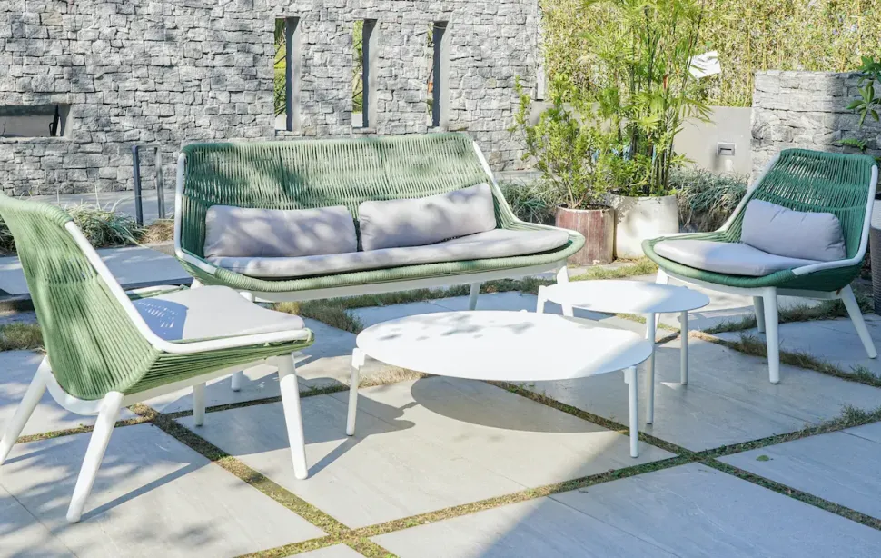Set completo da giardino Como set Collezione esclusiva in Offerta Outlet