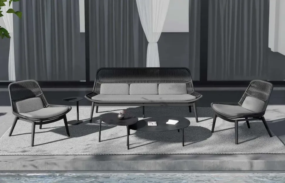 Set completo da giardino Como set Collezione esclusiva in Offerta Outlet