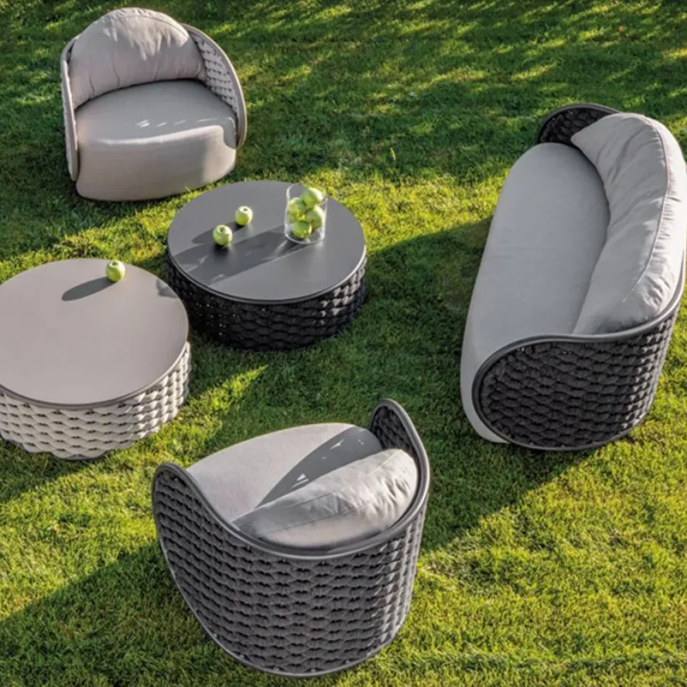 Set completo da giardino Set esterno luxury capri Md work in Offerta Outlet
