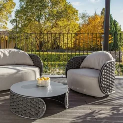 Set completo da giardino Set esterno luxury capri Md work in Offerta Outlet