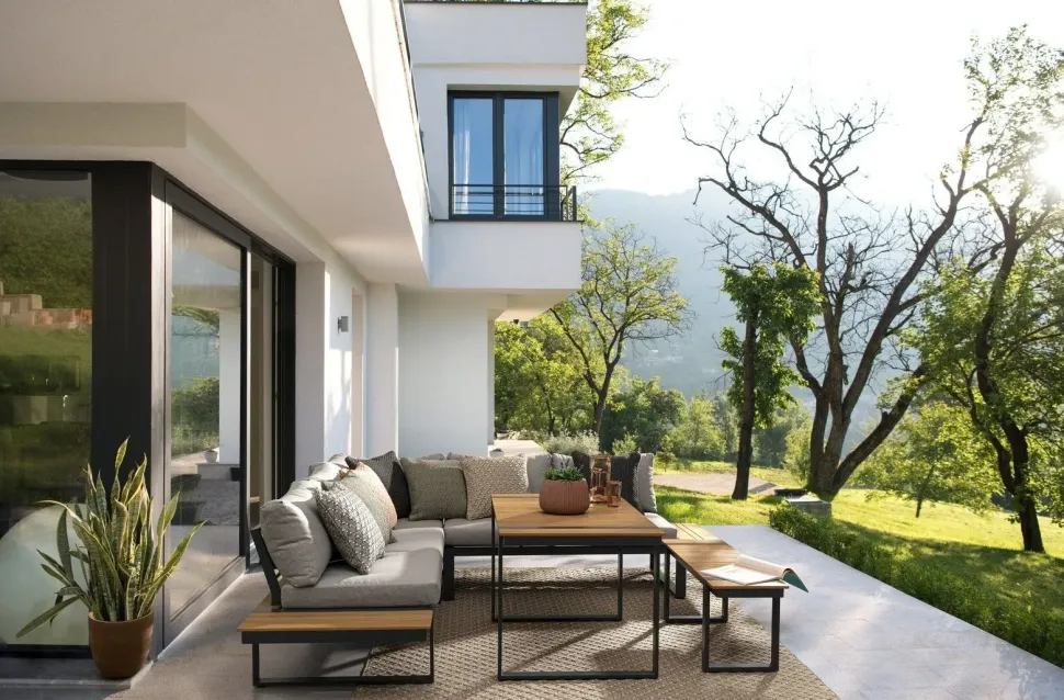 Set da giardino Set angolare sven a marchio Bizzotto a prezzo scontato